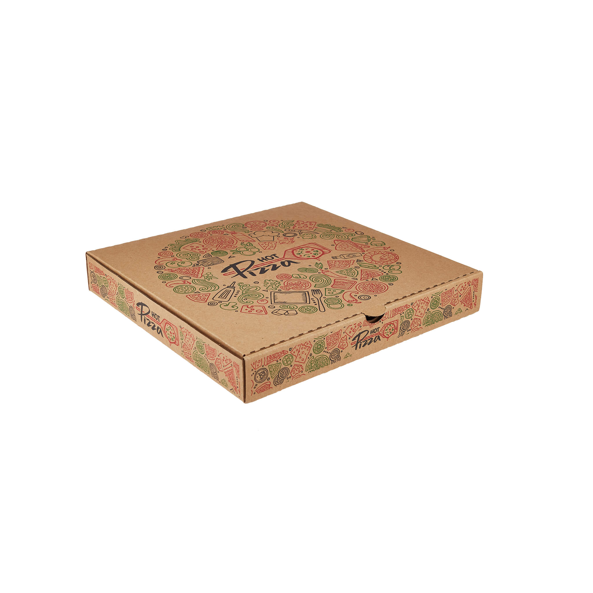 Printed Pizza Box 23x23 Cm 100 Pieces - Image 3