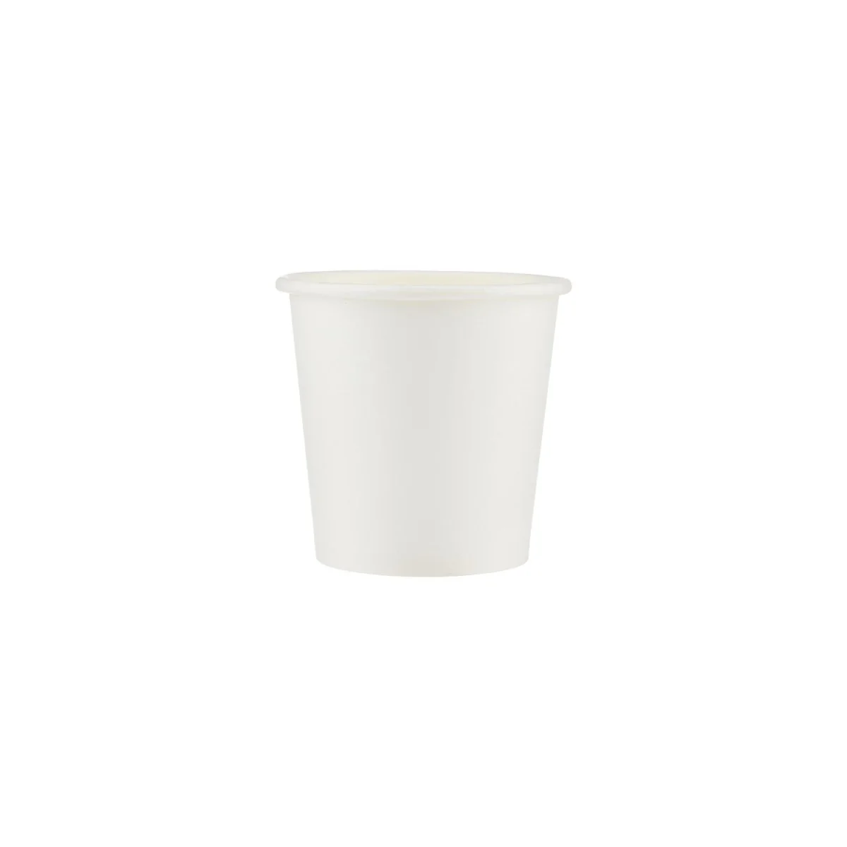 1000 Pieces 4 oz White Single Wall Paper Cups - Image 3