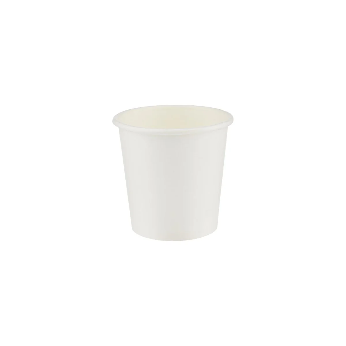 1000 Pieces 4 oz White Single Wall Paper Cups - Image 4