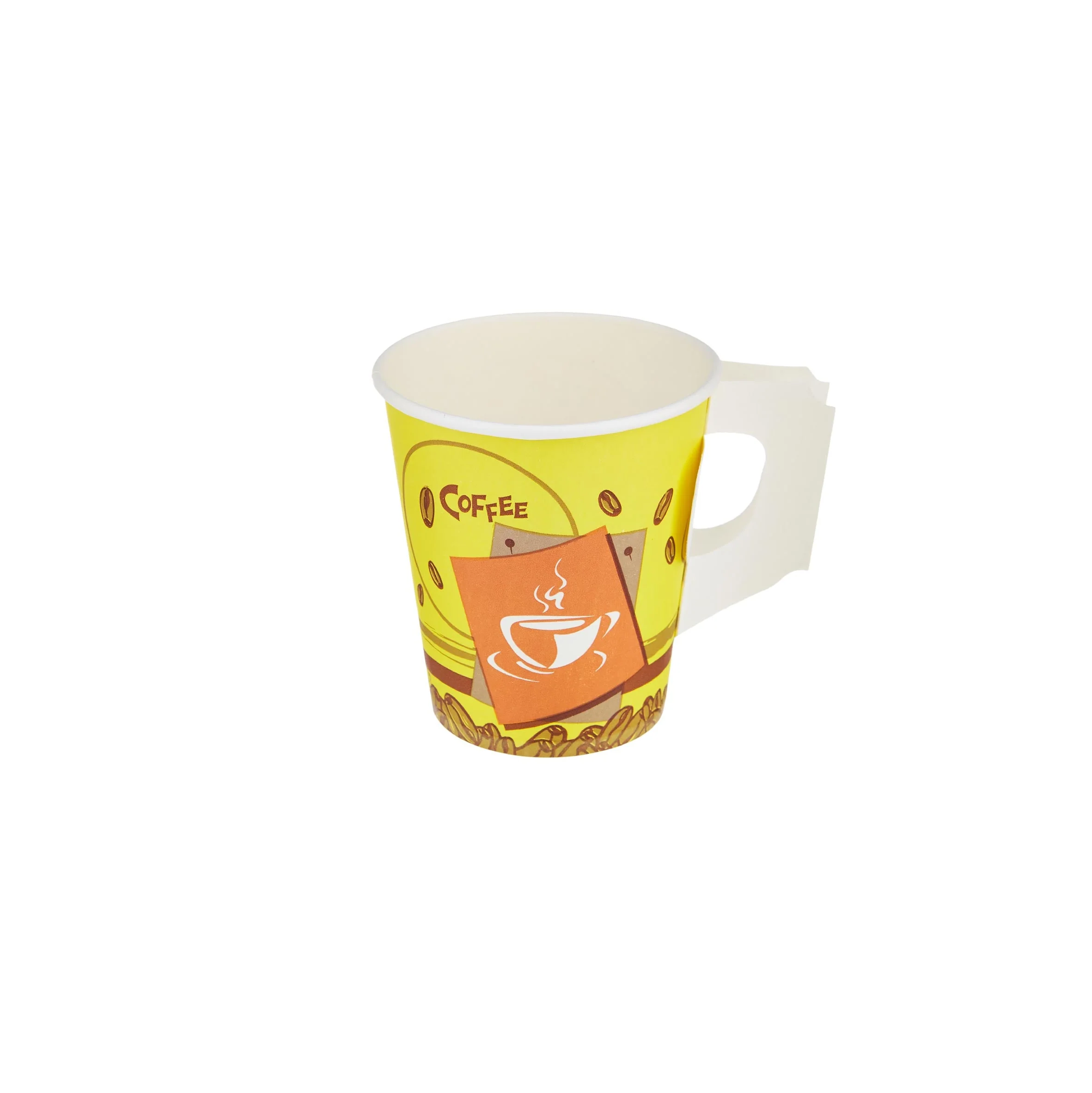 1000 Pieces 7 Oz Printed Single Wall Paper Cups With Handle - Image 12