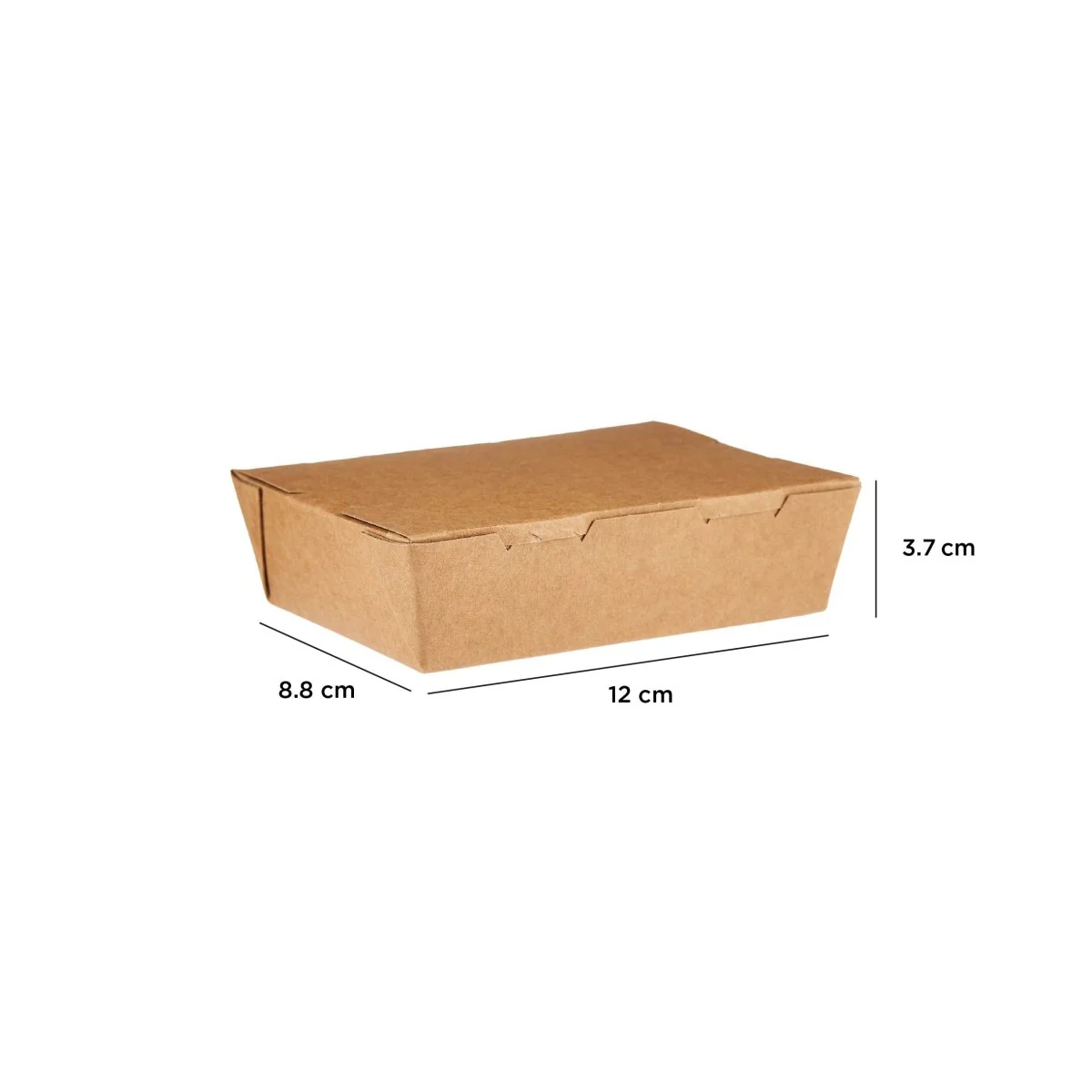 120 Pieces 195 Mm Kraft Lunch Box - Image 4