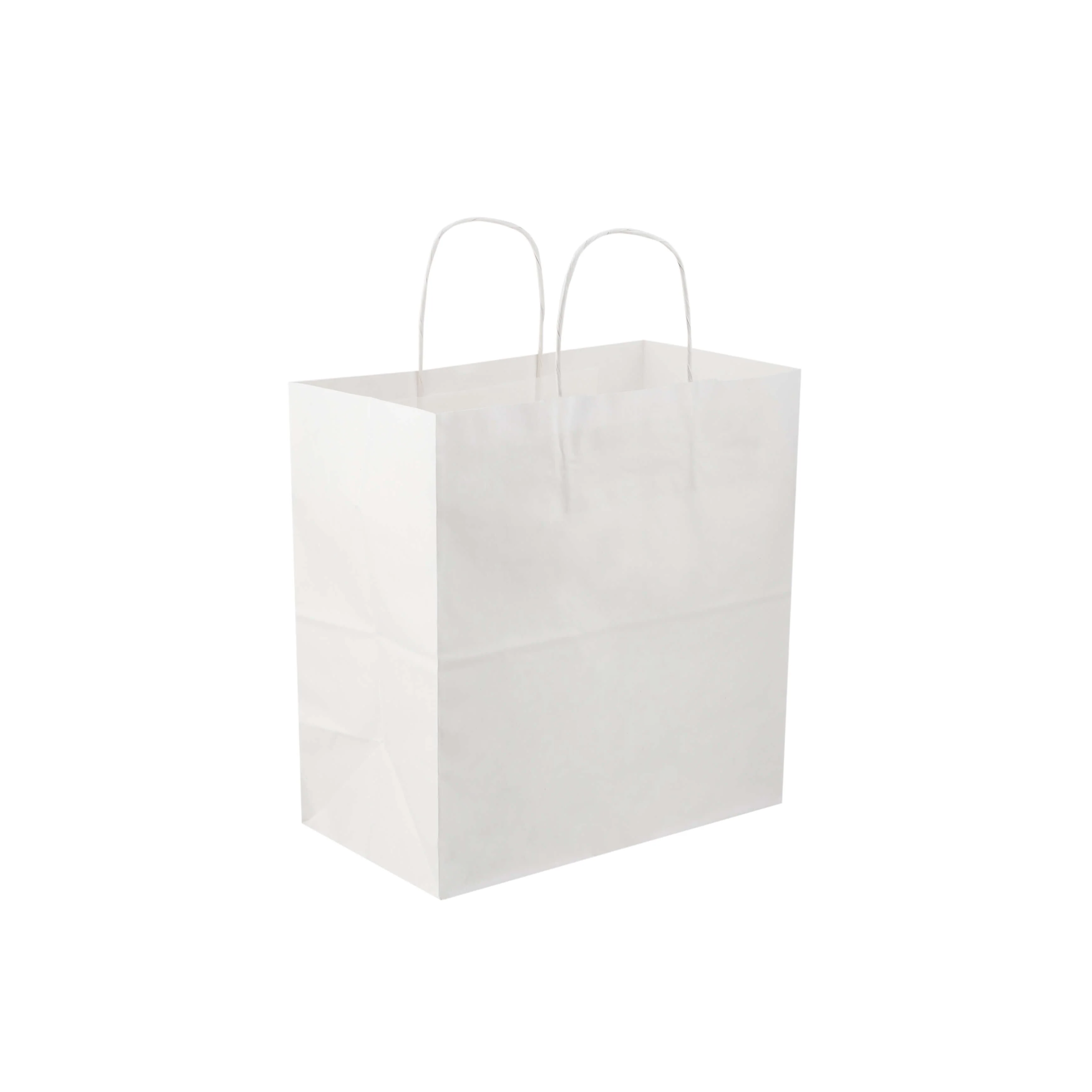 250 Pieces Paper Bag White Twisted Handle - Image 3
