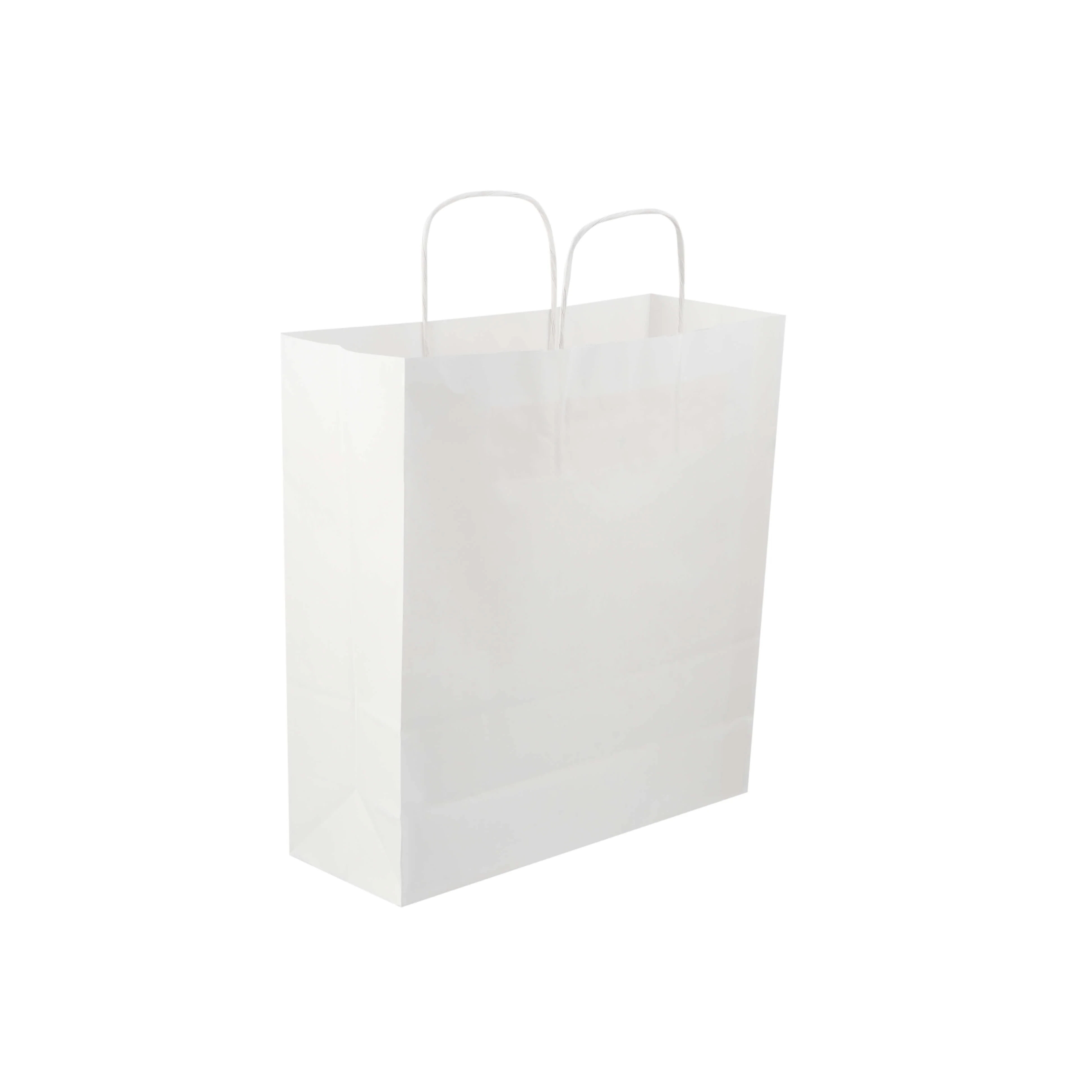250 Pieces Paper Bag White Twisted Handle - Image 5