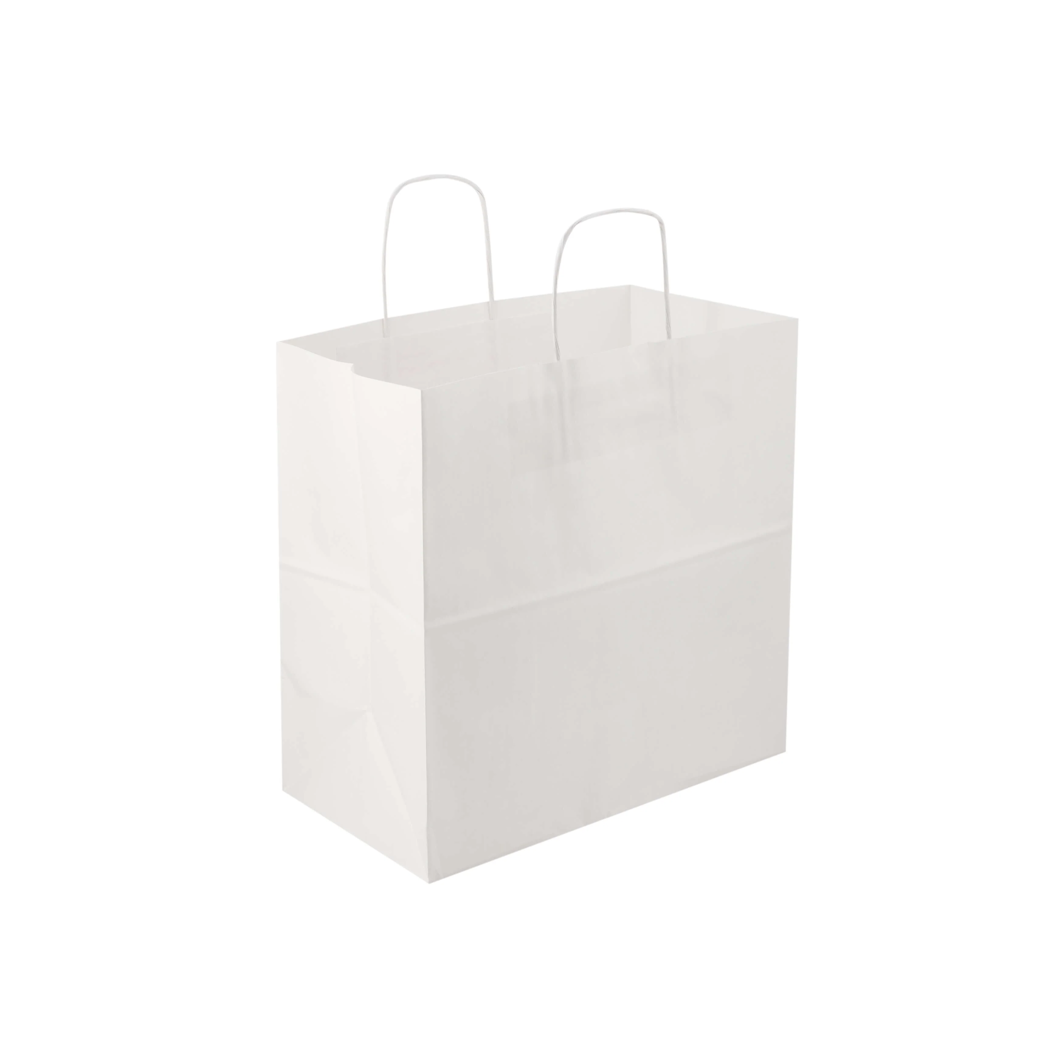 250 Pieces Paper Bag White Twisted Handle - Image 7