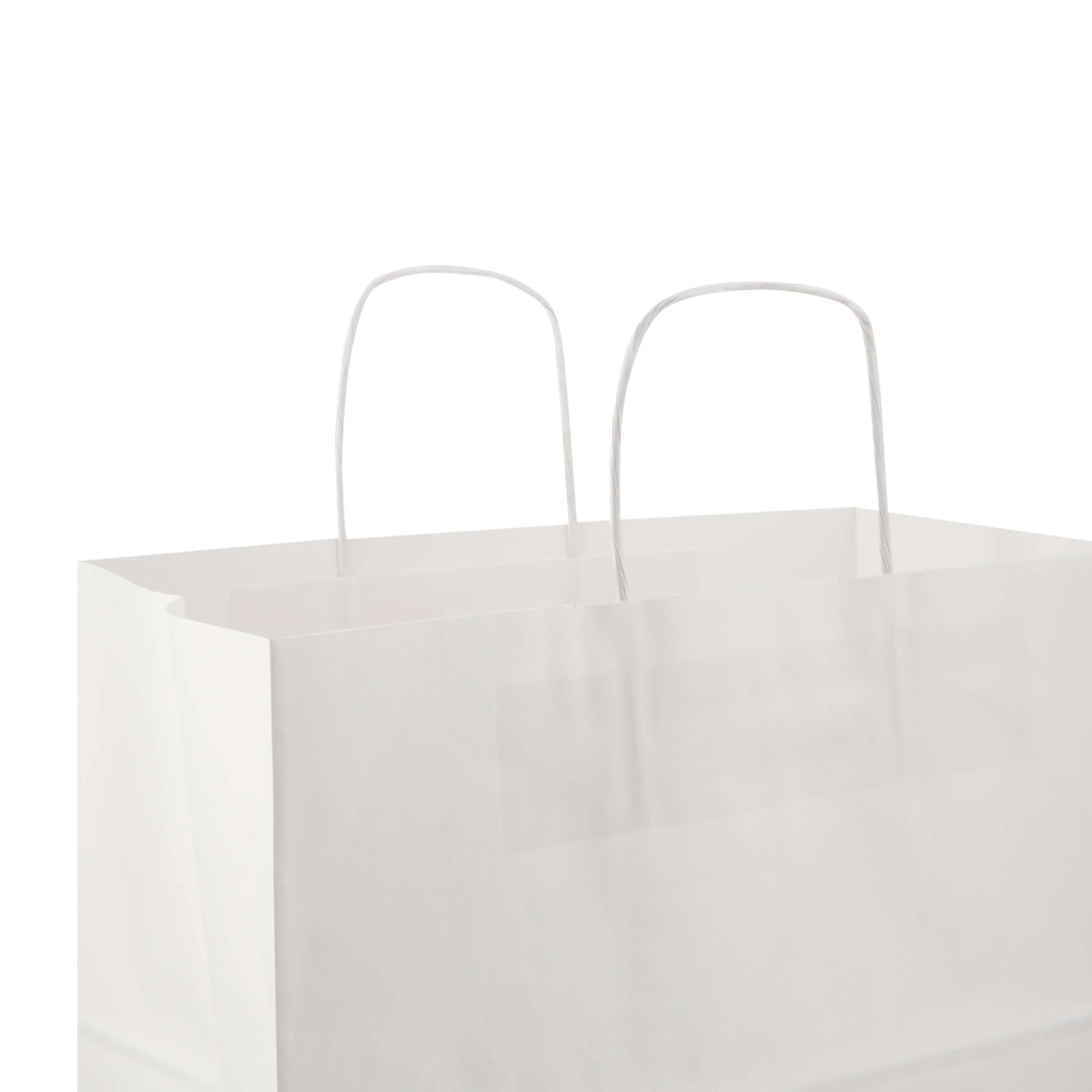 250 Pieces Paper Bag White Twisted Handle - Image 8