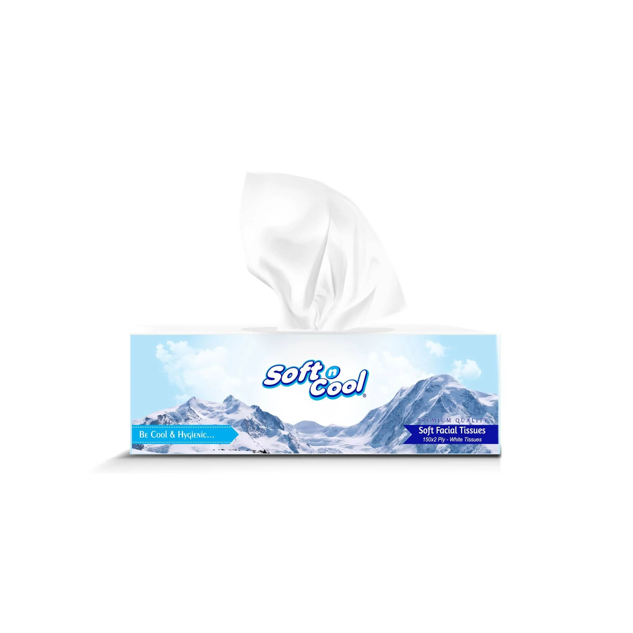 Soft n Cool Facial Tissue 150 Sheets X 2 Ply - Image 8