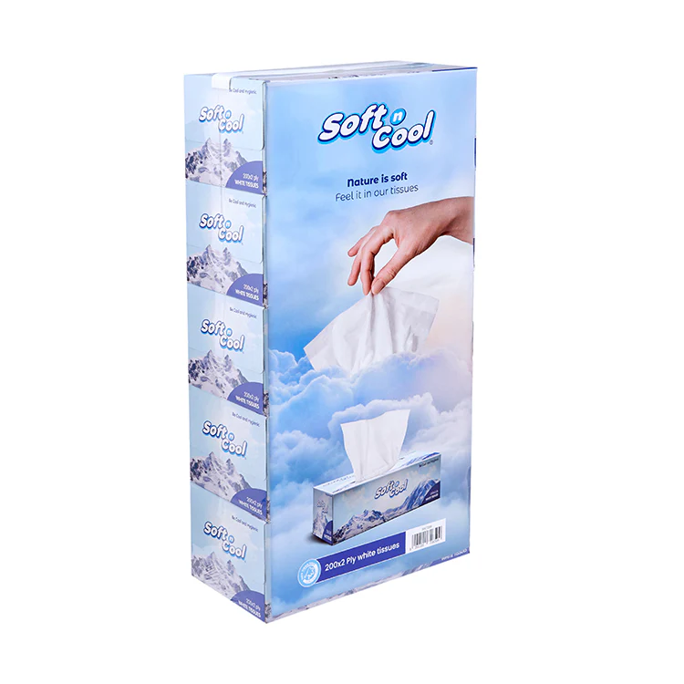 30 Boxes Soft n Cool Facial Tissue 200 Sheets X 2 Ply - Image 9