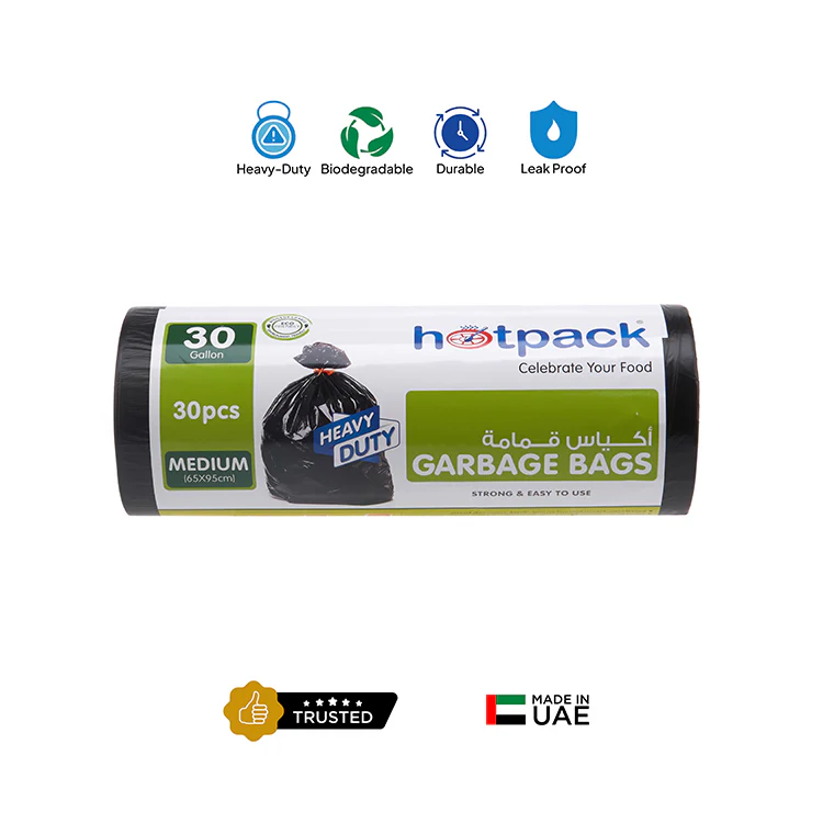 Heavy Duty Garbage Bag 30 Gallon Medium 65 X 95 Cm - Image 6