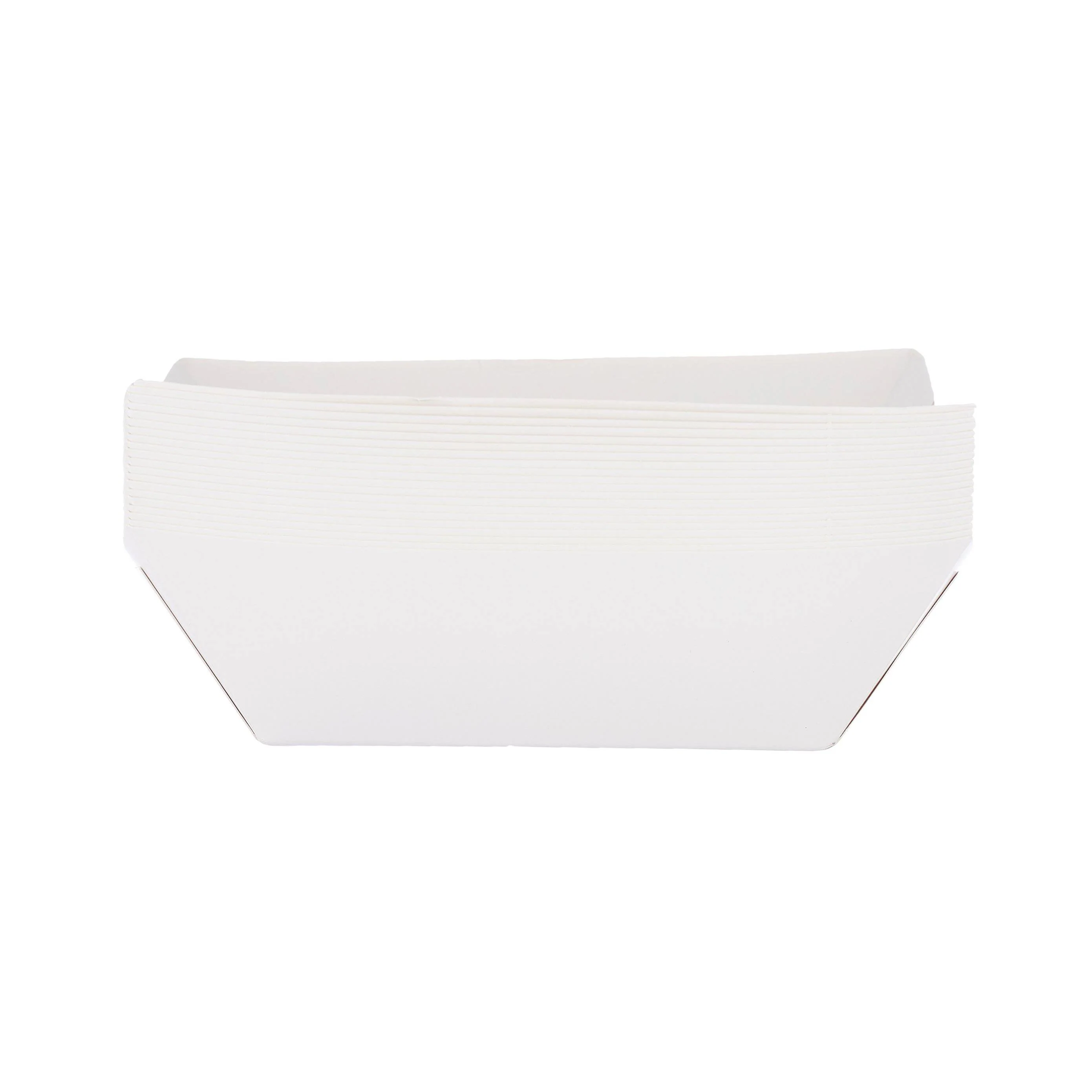 600 Pieces White Paper Boat Tray Large - Image 3