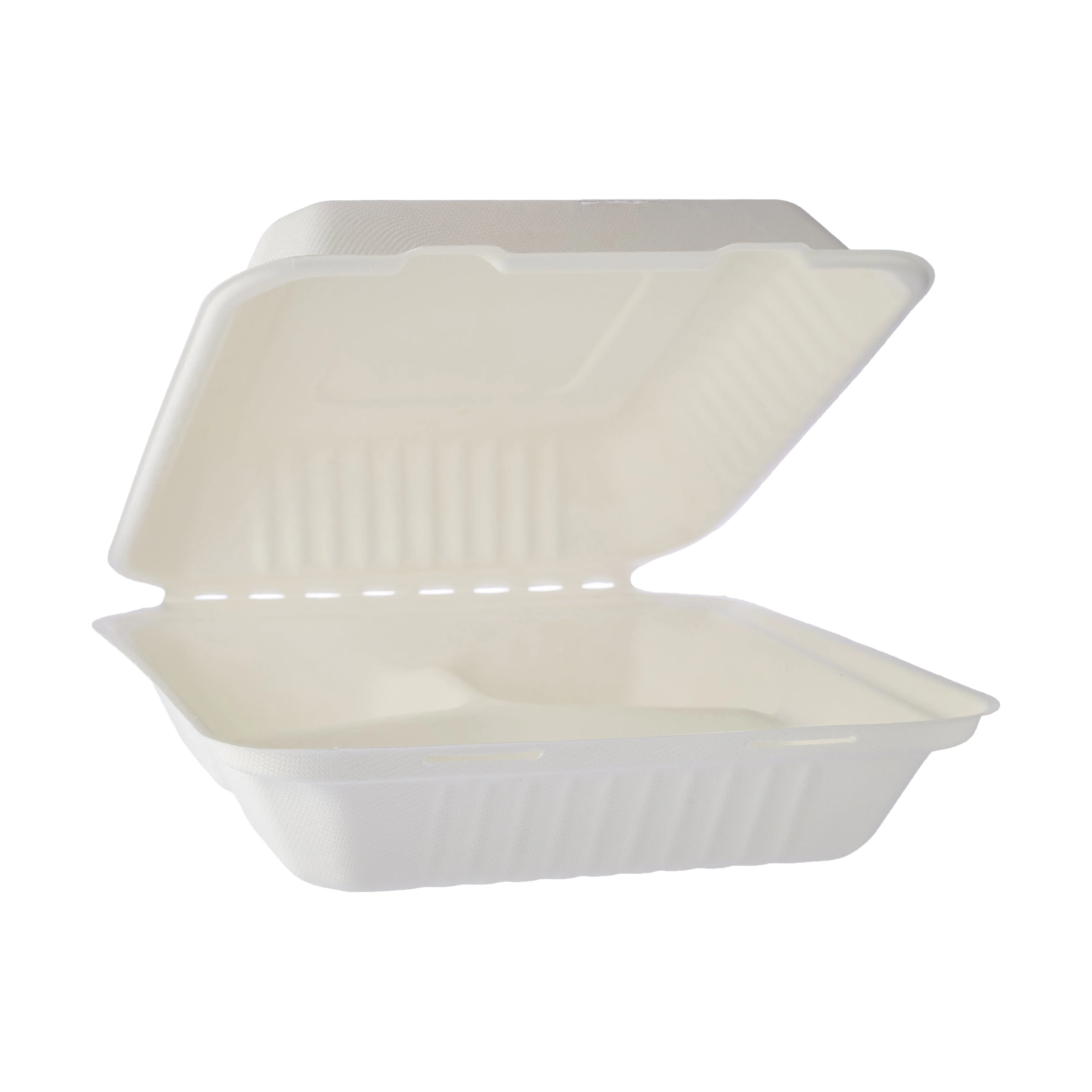 Bio Degradable Lunch Box In 3 Compartment 5 Pieces - Image 4