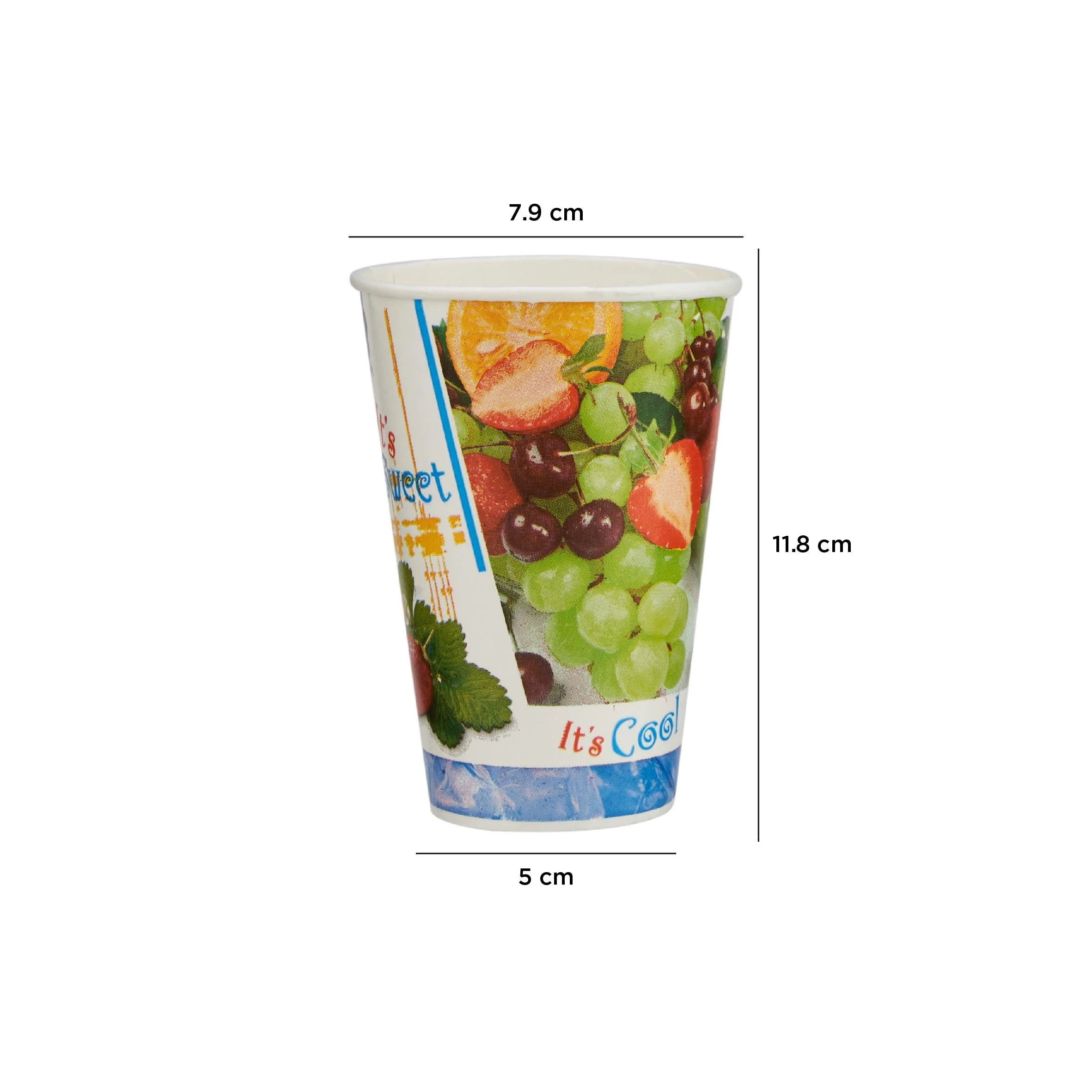 12 Oz Paper Juice Cup With Lid  25 Pieces - Image 3