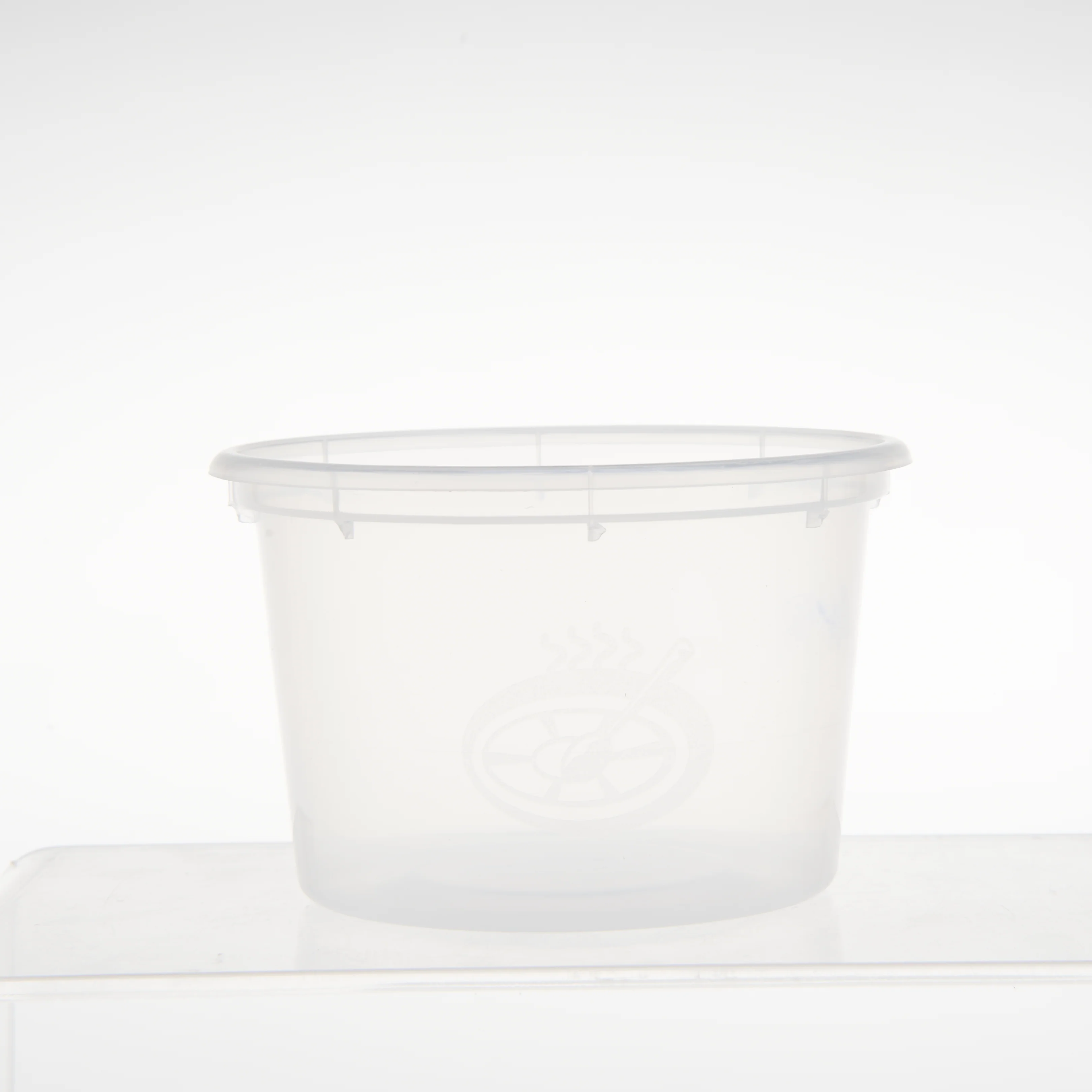 1000 Pieces Clear Round Microwavable Portion Cup 100 ml With Lid - Image 3