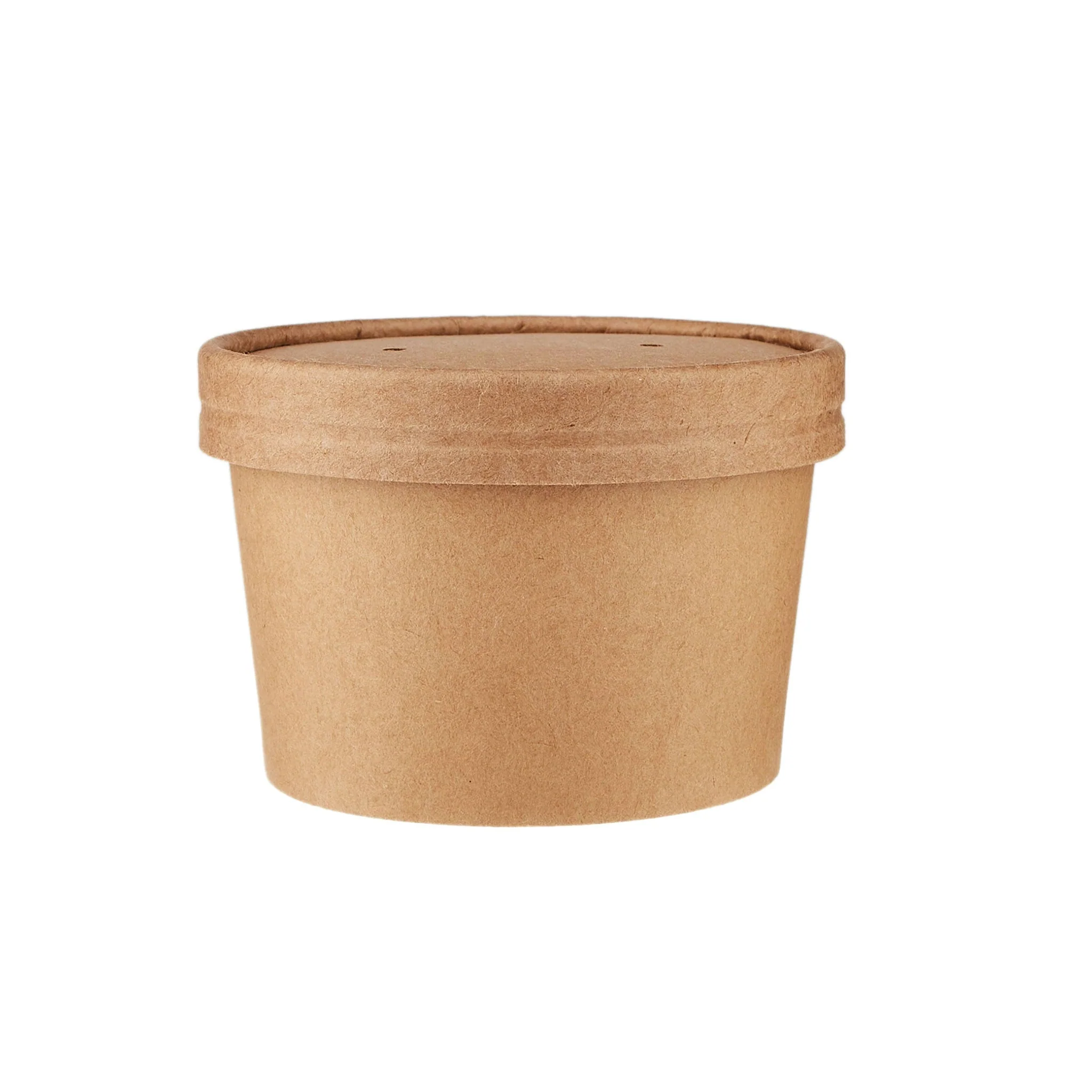 Kraft Paper Noodle Bowl with Kraft Lid 5 Pieces - Image 6