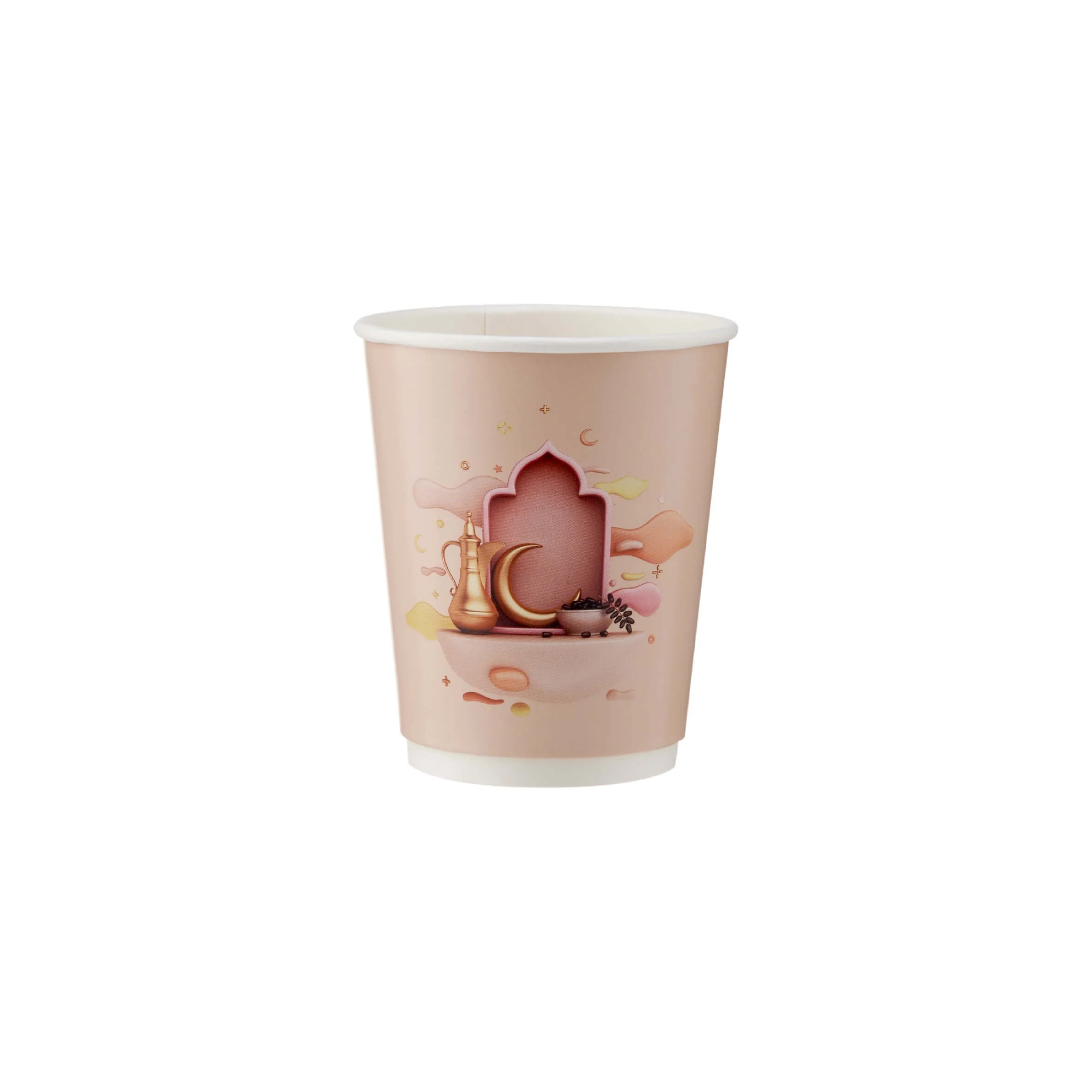 Ramadan Special  Printed Double Wall Paper Cup 8 Oz - Image 3