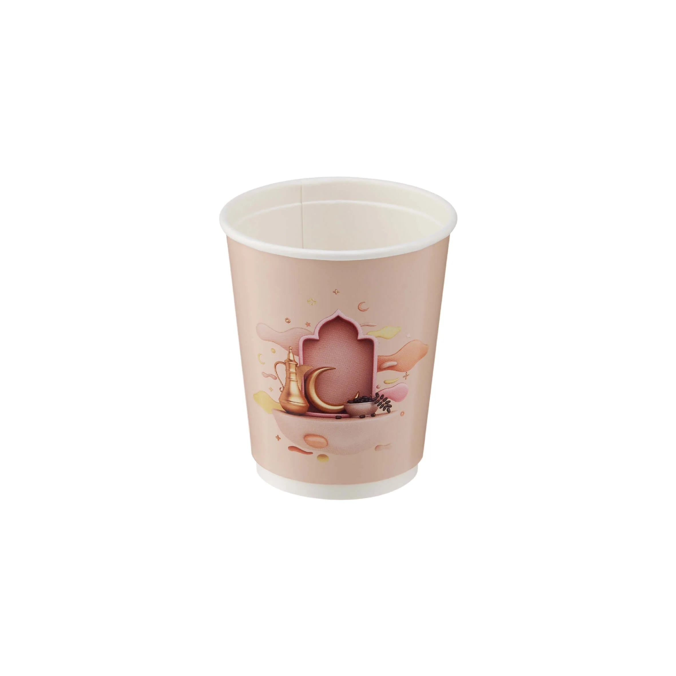 Ramadan Special  Printed Double Wall Paper Cup 8 Oz - Image 4