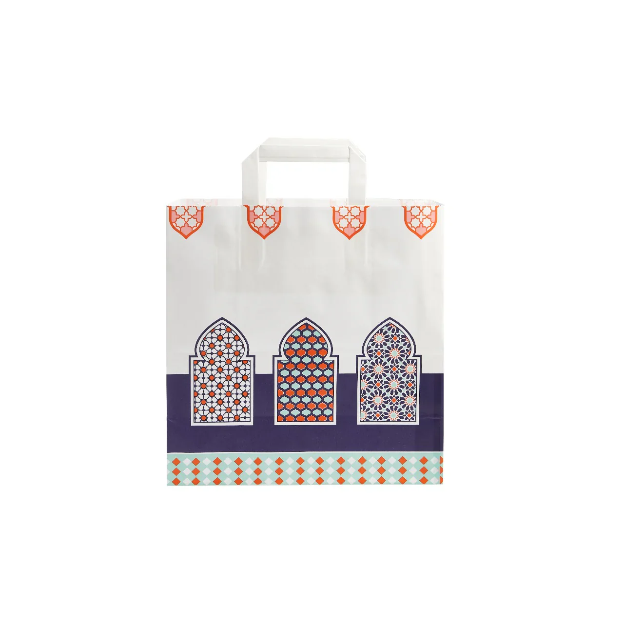Ramadan Theme Printed Paper Bag 29*15*30 CM - 250 Pieces - Image 4