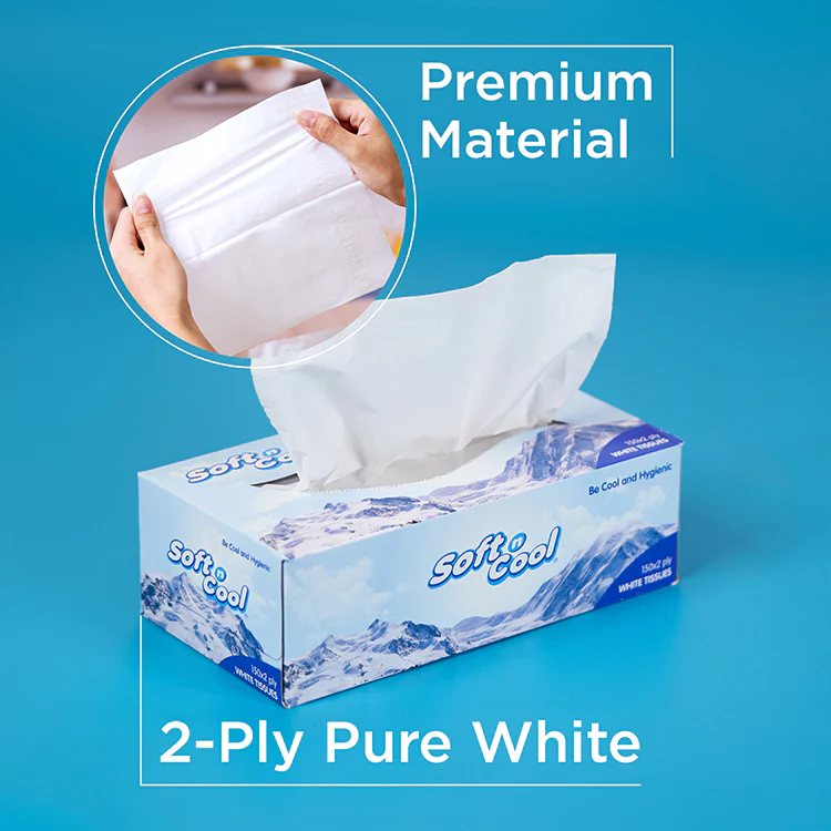 Soft N Cool Facial Tissue 200 X 2 Ply 30 Boxes + 150 X 2 Ply 6 Box - Image 6