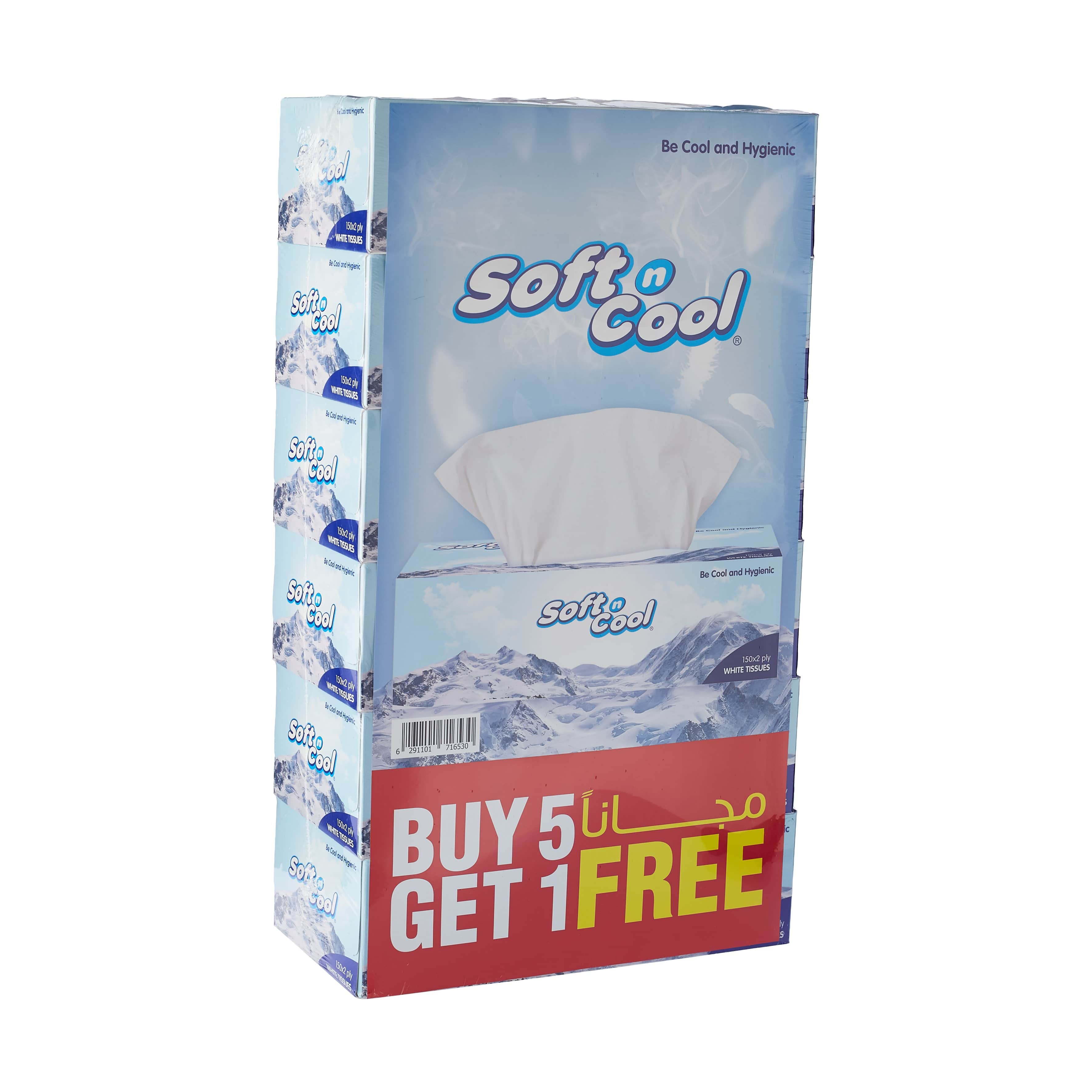 Soft N Cool Facial Tissue 200 X 2 Ply 30 Boxes + 150 X 2 Ply 6 Box - Image 8