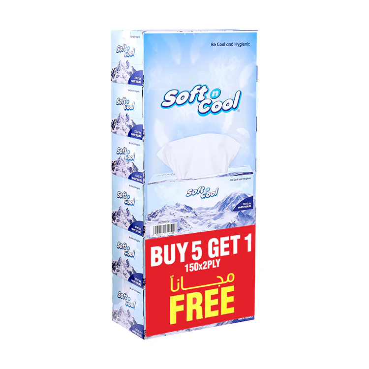 Soft N Cool Facial Tissue 200 X 2 Ply 30 Boxes + 150 X 2 Ply 6 Box - Image 9
